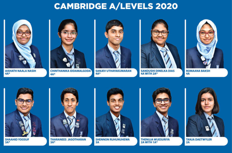 High Achievers at Cambridge A/Level and O/Level Examinations 2020